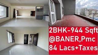  2BHK APARTMENT 944 SQFT with Large Balcony For SALE at BANER Pune  CALL Pravin +919322124256 