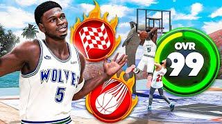 99 OVR ANTHONY EDWARDS BUILD is UNGUARDABLE in EVERY GAME-MODE NBA 2K24