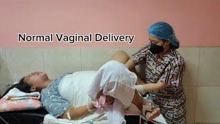 Normal Vaginal Delivery  Midwife  Birthing Video  Labor and Delivery