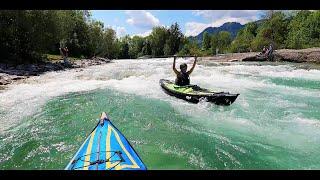 Isar Kajaktour - Im Gumotex Rush und Advanced Elements Expediton von Lenggries bis Geretsried