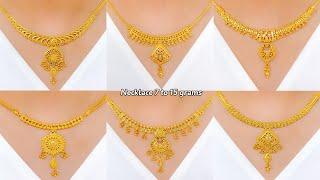 Simple and light weight bridal necklace designs with weight and price #shridhivlog