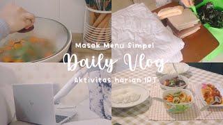 Daily Vlog  Masak menu simpel - aktivitas harian IRT