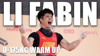 Li Fabin 0-175kg Clean&Jerk World Record  2022 World Championship Bogota