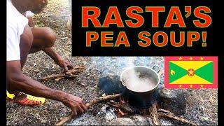 Rastas fireside Grenadian pea soup