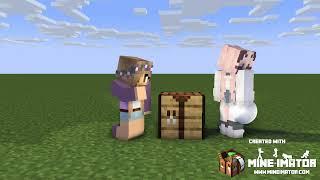  BIG BOOTYGIRLINSUS MINECRAFT GETS EATEN️