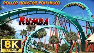Front Row POV of Kumba Roller Coaster Busch Gardens FL - 8K60 Roller Coaster POV Video
