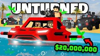 I MADE MILLIONS AS A GETAWAY DRIVER IN UNTURNED LIFE RP