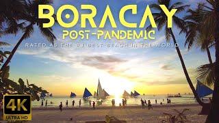 4K Walking Tour Boracay Philippines  Post-pandemic  BEST BEACH IN THE WORLD