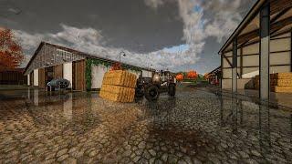 Ultra realistic rain Graphics Ray Tracing Graphics on Farming Simulator 22