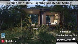 Lumion 10 Render Settings Download Link