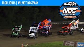 World of Outlaws NOS Energy Drink Sprint Cars  Wilmot Raceway  July 12 2024  HIGHLIGHTS