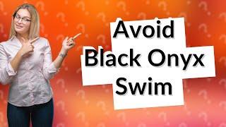 Can you swim with black onyx?