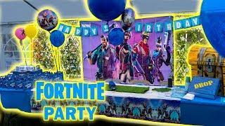  Fortnite Birthday Party   Start to finish