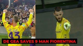 De Geas crazy saves for Fiorentina vs Puskas Akademia in Conference League playoff