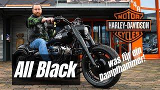 Bike Farm - Harley Davidson Fat Boy 114 All Black Jekill and Hyde Klappenauspuff