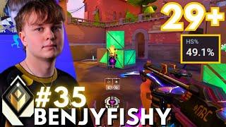 Benjyfishy 49.1% Headshot in #35 Radiant Valorant Pro EU #benjyfishy