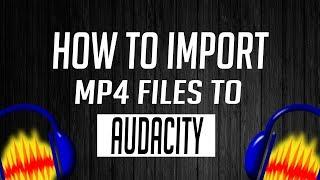 How to Edit Audio from a Video in Audacity  FFmpeg Download & Installation Tutorial 