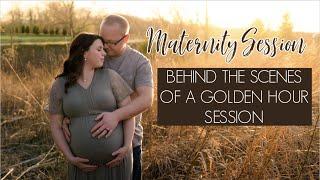 Golden Hour MATERNITY Session Posing Prompts & Tips  BTS With A Full Time Photographer