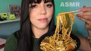 ASMR - YAKISOBA DE CARNE  Mukbang Brasil