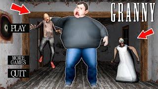 Playing Fat Scary SchoolBoy vs Granny vs Grandpa  New Mod Granny - Gameplay Animation p.15