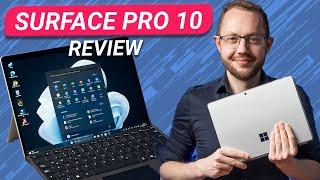 Microsoft Surface Pro 10 Review Bright Display & Small Battery