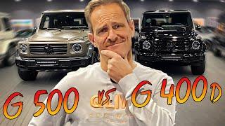 G 400d vs. G 500 V8?  Diesel oder Benziner   Frage für nen Freund  Matthias Malmedie