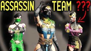 Mortal Kombat Mobile. Assassin Team. With Ravenous Mileena??? Epic Diamond Girls Team