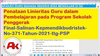 Terbaru Penataan  Linieritas  Guru  dalam  Pembelajaran  pada  PSP  Kurikulum Paradigma 2022