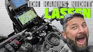 8 Zoll Tablet am Motorrad  Ich kann es nicht lassen