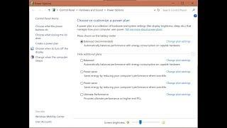 How to Restore Missing Default Power Plans in Windows 10