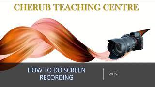 How To Do Screen Recording- PowerPoint Tutorial 3