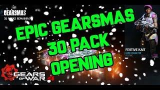 GEARS OF WAR 4 EPIC GEARSMAS 30 PACK OPENING