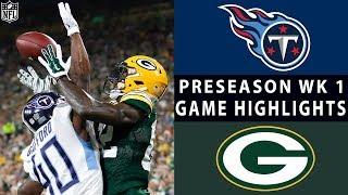 Titans vs. Packers Highlights  NFL 2018 Preseason Week 1