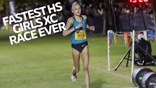 Rylee Blade Runs Fastest HS Girls XC Race Ever at Woodbridge Full Replay