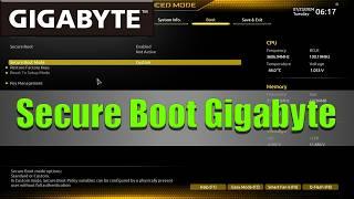 How to Enable secure Boot Gigabyte