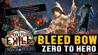 Bleed Bow Gladiator - From Zero to Hero - SSF Journey  Part 3  Path of Exile 3.24