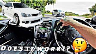 Testing manual conversion. - Toyota Aristo 2JZ-GTE BMW 6 speed manual swap アリストのマニュアルスワップ.