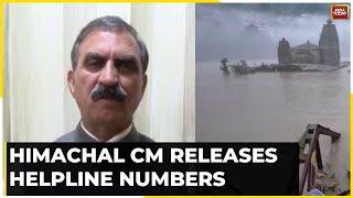 Himachal CM Sukhvinder Singh Sukhu Announces Helpline Numbers  North India Rain Highlights