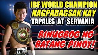 NAGPABAGSAK KAY TAPALES AT SERVANIA BUGBOG SA PINOY NA GALAWANG CRAWFORD