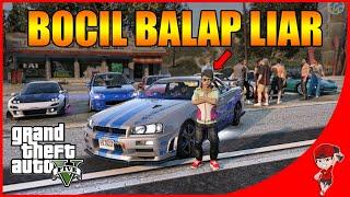 BOCIL SULTAN BALAP LIAR PAKE MOBIL KEREN  - GTA 5 BOCAH SULTAN