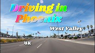 Driving in Phoenix 4K  Peoria Surprise Glendale Driving Tour