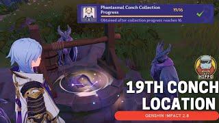 19th Conch Location & How To Get  Misplaced Conch 3 In Twinning Isle  Genshin Impact Version 2.8