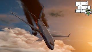 Plane crash compilation extreme #2  GTA 5