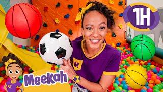 Meekahs Sports Adventure Day  Blippi - Sports & Games Cartoons for Kids