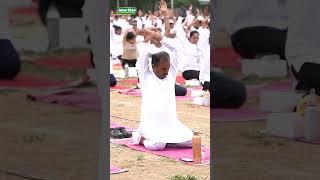 International Yoga Day पर आचार्य मनीष जी ने किया योग  Yoga Day 2024  Acharya Manish ji Yoga #yoga