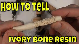 know how to tell if its ivory or bone