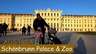 Vienna Austria Schönbrunn Palace Christmas Market & Zoo