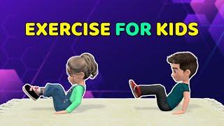 FULL BODY FITNESS EXERCISE FOR KIDS – 30 MIN WORKOUT CHALLENGE