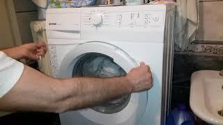 How to open stuck washing machine door  broken door handle