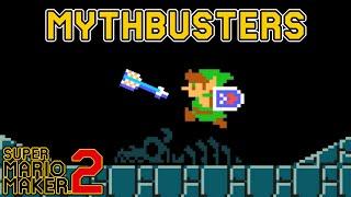 Can Link Take Damage From His Arrows? - Super Mario Maker 2 MYTHBUSTERS #3